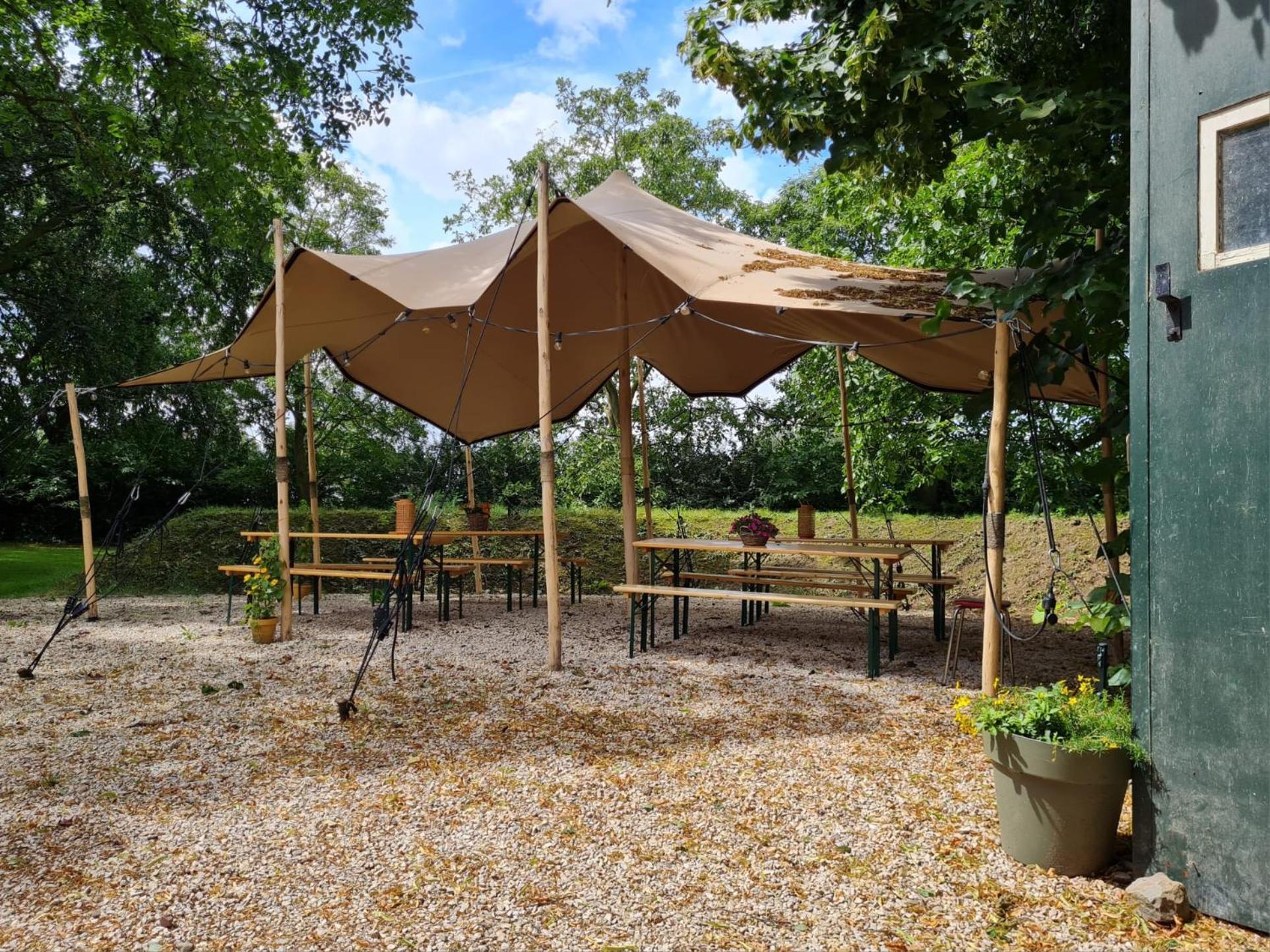 Bell Tent In Een Voedselbos Nederweert-Eind エクステリア 写真